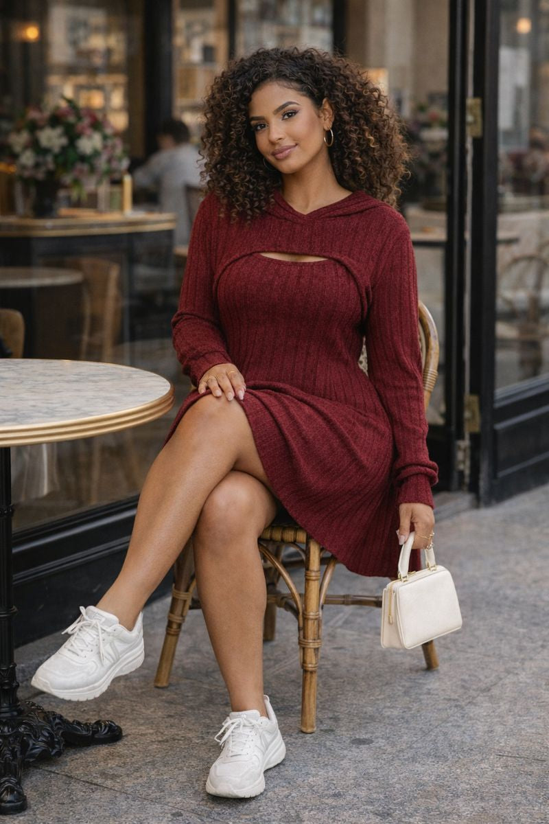 Robe Structurée Élégante Fluide