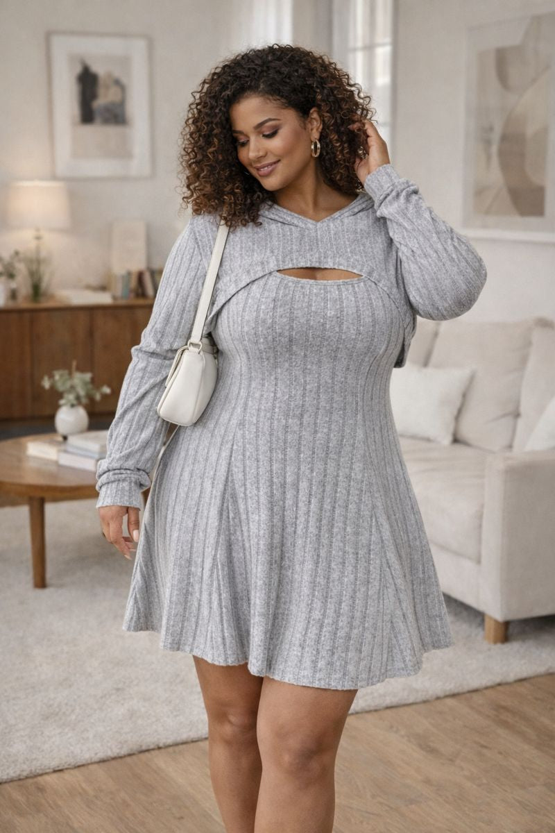 Robe Structurée Élégante Fluide