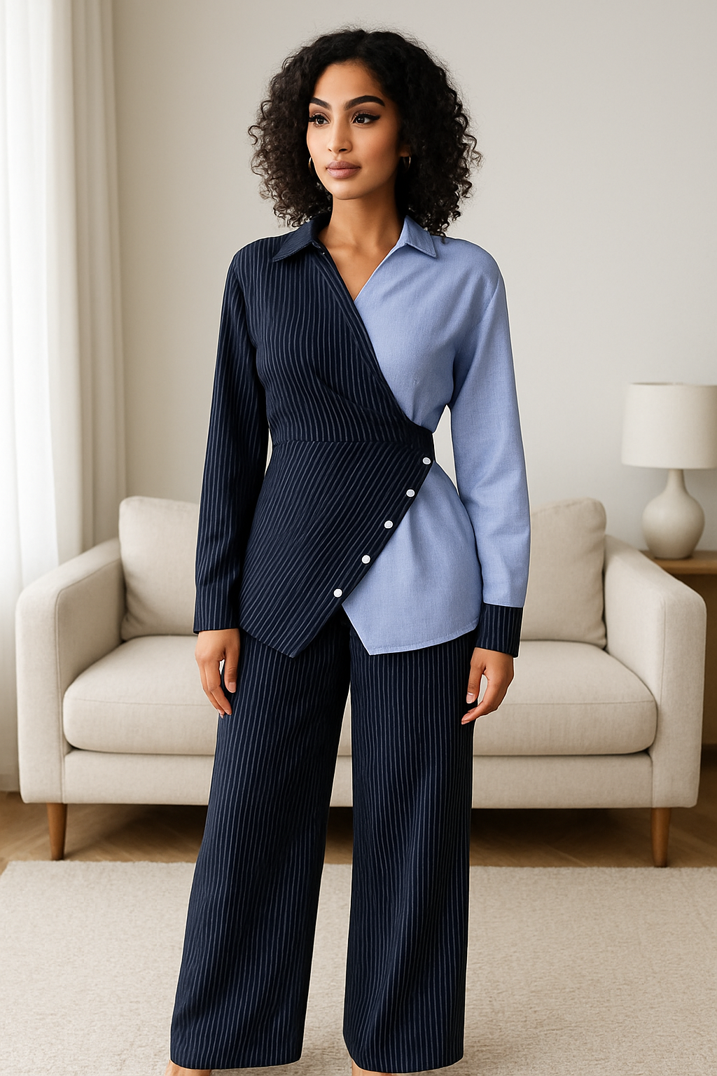 Ensemble Femme Chic Bicolore