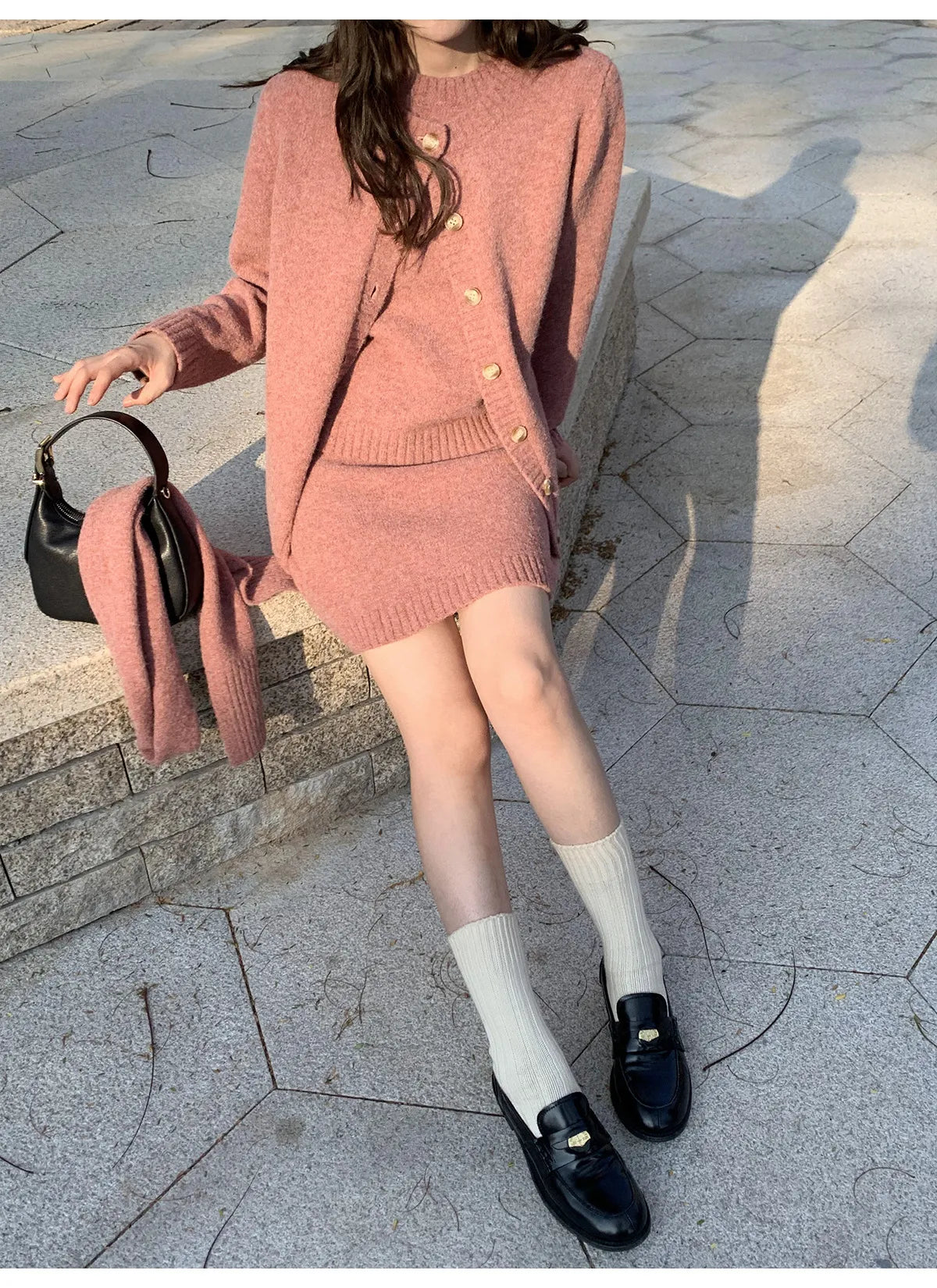 Ensemble Tricot Élégance & Cosy Chic – 3 pièces