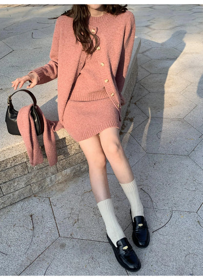 Ensemble Tricot Élégance & Cosy Chic – 3 pièces