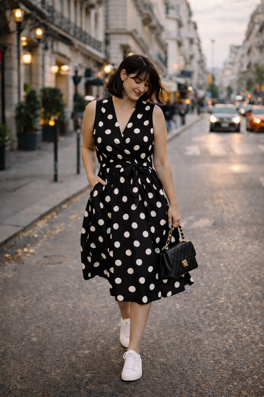Robe Rétro Parisienne Élégante Femme – My Fashion Glow