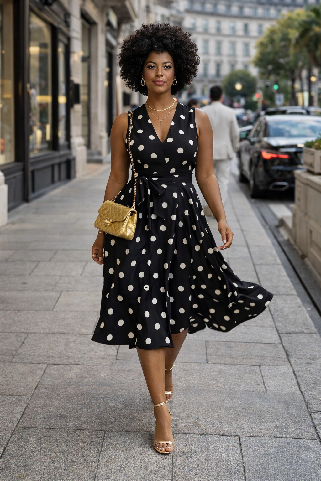 Robe Rétro Parisienne Élégante Femme – My Fashion Glow